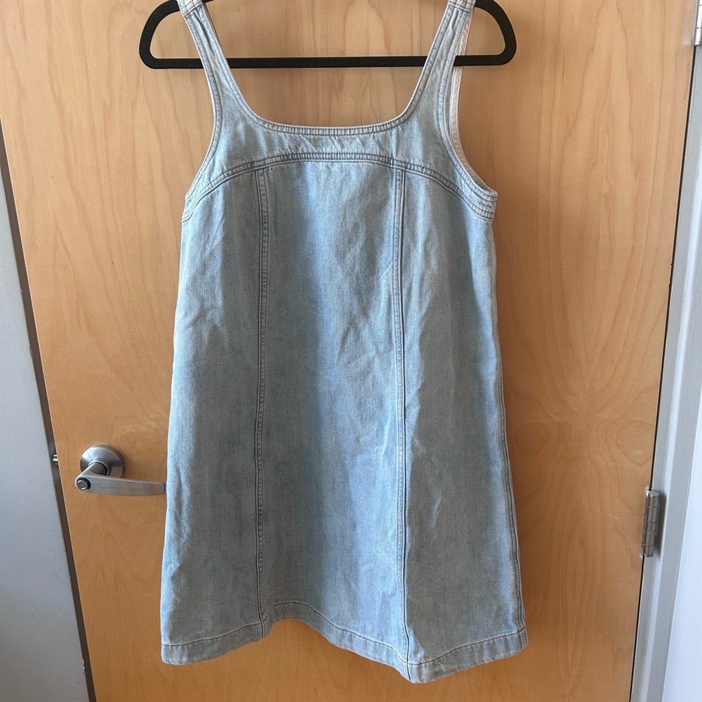 Madewell Denim A-Line Sleeveless Mini Dress sz 4 (NWT)